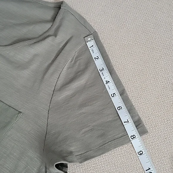 Soft Surrounding Dress Olive Green Linen Blend Midi Stretch Transitional 1X XLP - Picture 12 of 16